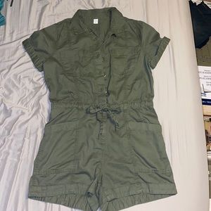 Button front romper